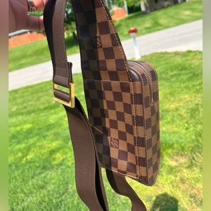 Authentic Louis Vuitton Damier Geronimo Sling bag
